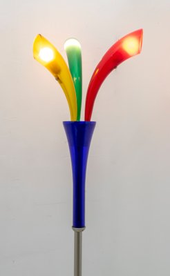 Italian Murano Glass Model Fireworks Floor Lamp from Barovier & Toso, 1990s-FER-730406