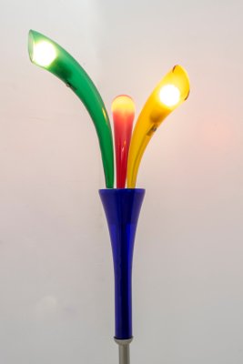 Italian Murano Glass Model Fireworks Floor Lamp from Barovier & Toso, 1990s-FER-730406