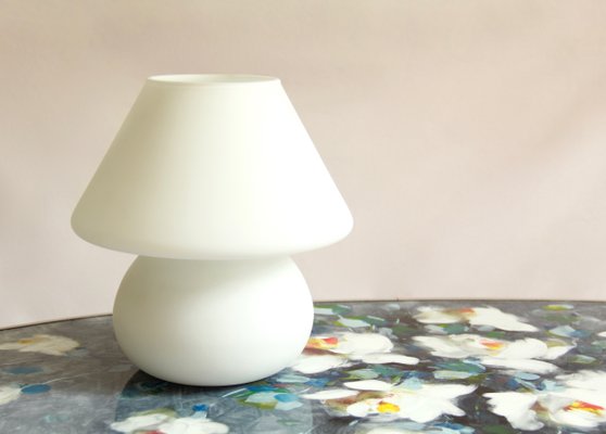 Italian Murano Glass Mushroom Table Lamp, 1981-HUY-666868