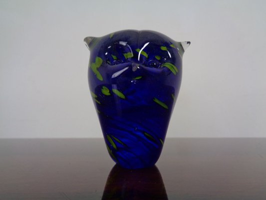 Italian Murano Glass Owl Paperweight from Murano, 1960s-RDW-838324