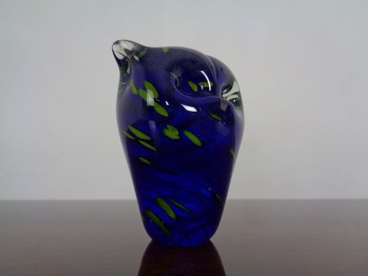 Italian Murano Glass Owl Paperweight from Murano, 1960s-RDW-838324