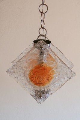 Italian Murano Glass Pendant Lamp from Mazzega, 1970s-MTX-887897