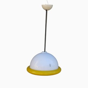 Italian Murano Glass Pendant Lamp in the style of Sottsass for Mazzega, 1970-EH-1416846