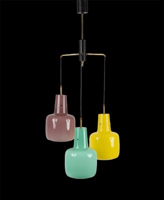 Italian Murano Glass Pendant Light from Stilnovo, 1950s-JDR-1125619