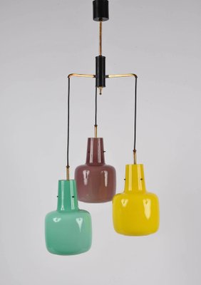 Italian Murano Glass Pendant Light from Stilnovo, 1950s-JDR-1125619