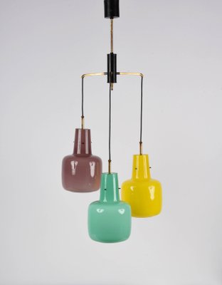 Italian Murano Glass Pendant Light from Stilnovo, 1950s-JDR-1125619