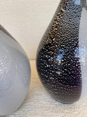 Italian Murano Glass Penguin Lamps, 1980s, Set of 2-FUE-1115899