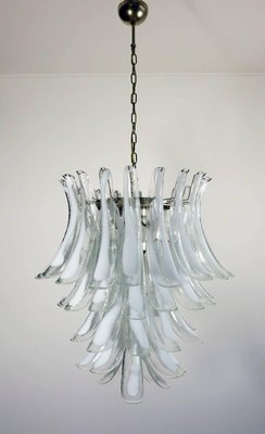 Italian Murano Glass Petal Chandeliers, Murano, Set of 2-OVO-1245601