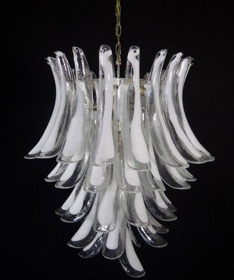 Italian Murano Glass Petal Chandeliers, Murano, Set of 2-OVO-1245601