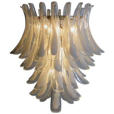 Italian Murano Glass Petal Chandeliers, Set of 2-OVO-1235232