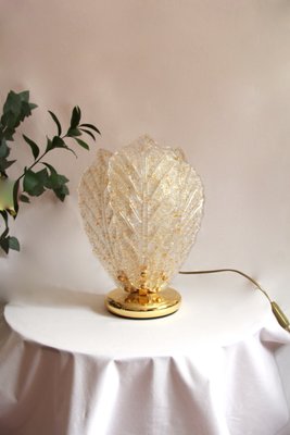 Italian Murano Glass Petali Table Lamp, 1970s-HUY-845368