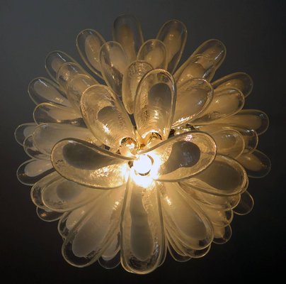 Italian Murano Glass Petals Chandelier-OVO-1245630