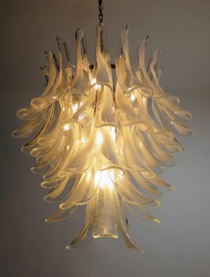 Italian Murano Glass Petals Chandelier-OVO-1245630