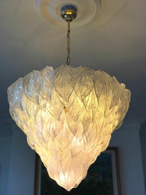 Italian Murano Glass Polar Chandeliers, 1970s, Set of 2-MBH-1031920