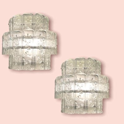 Italian Murano Glass Sconces by Toni Zuccheri, Set of 2-JJC-1347721