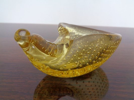 Italian Murano Glass Shell by Archimede Seguso for Murano, 1960s-RDW-838374