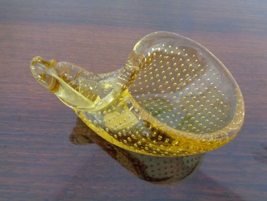 Italian Murano Glass Shell by Archimede Seguso for Murano, 1960s-RDW-838374