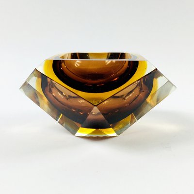 Italian Murano Glass Sommerso Ashtray by Flavio Poli for Seguso, 1960s-BMM-1504434