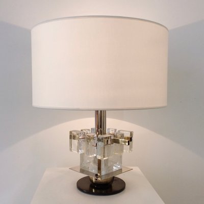 Italian Murano Glass Table Lamp from Poliarte, 1960s-EW-873585