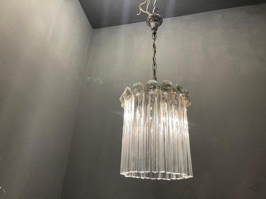 Italian Murano Glass Trilobi Light Pendant, 1960s-JJC-1424791