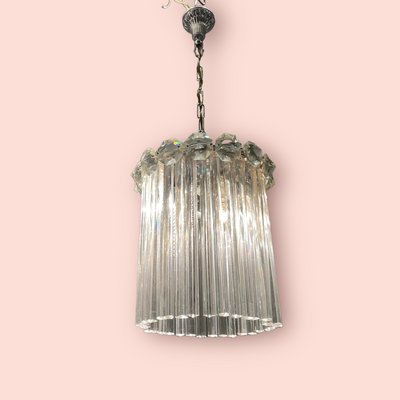 Italian Murano Glass Trilobi Light Pendant, 1960s-JJC-1424791