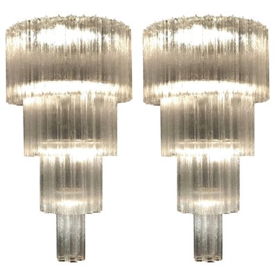 Italian Murano Glass Tronchi Chandeliers, Set of 2-MBH-1031685