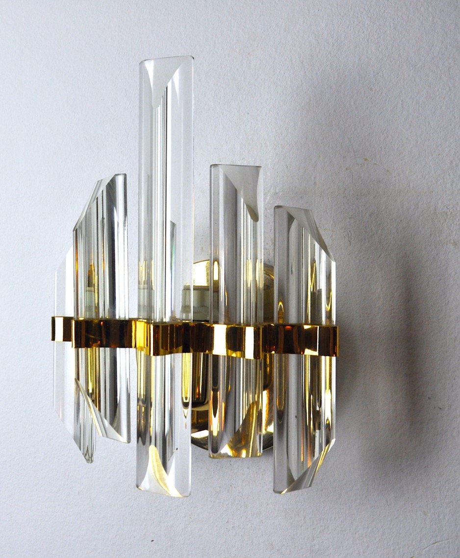 Italian Murano Glass Wall Applique from Venini, 1970s