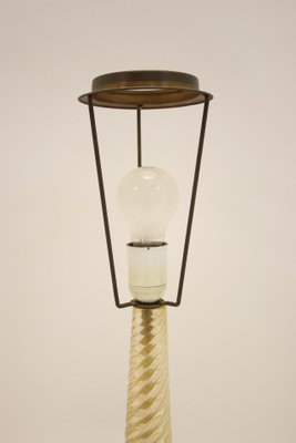 Italian Murano Golden Twisted Lamp Base-EZZ-704253