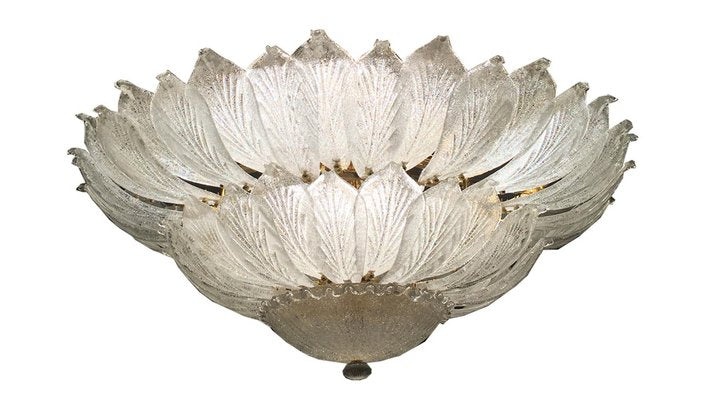 Italian Murano Leave Flush Mount Chandeliers, Set of 2-MBH-1032090