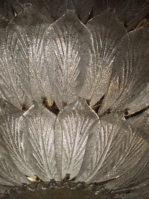 Italian Murano Leave Flush Mount Chandeliers, Set of 2-MBH-1032090