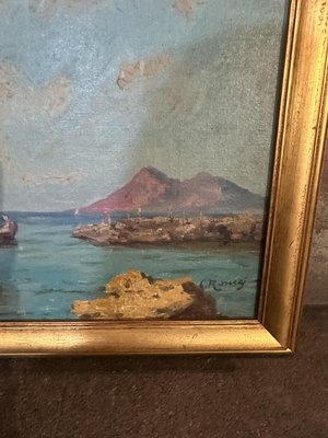 Italian Navy, Early 1900s, Oil Painting, Framed-UAI-2023505