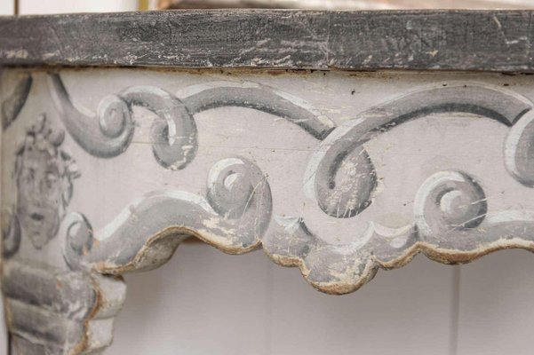 Italian Neoclassical Demilune Console Table, 1800-TDA-1376454