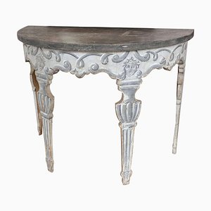 Italian Neoclassical Demilune Console Table, 1800-TDA-1376454