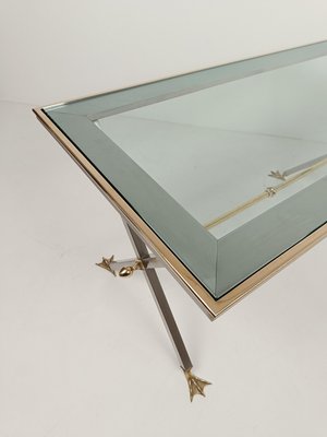 Italian Neoclassical Desk in Metal and Brass attributed to Banci Firenze, 1970s-UIW-2021032