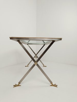 Italian Neoclassical Desk in Metal and Brass attributed to Banci Firenze, 1970s-UIW-2021032