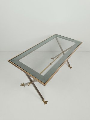 Italian Neoclassical Desk in Metal and Brass attributed to Banci Firenze, 1970s-UIW-2021032