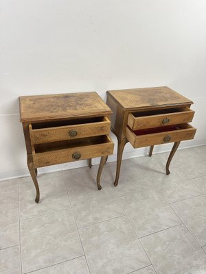 Italian Neoclassical Style Bedside Tables, 1950s, Set of 2-YST-2020696