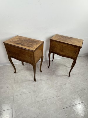 Italian Neoclassical Style Bedside Tables, 1950s, Set of 2-YST-2020696