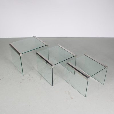 Italian Nesting Tables by Gallotti & Radice, 1970s, Set of 3-DV-1802564