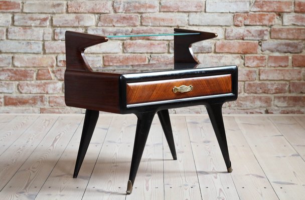 Italian Nightstands in the Style of Paolo Buffa, 1950s, Set of 2-MJR-883433