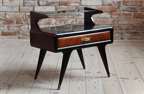 Italian Nightstands in the Style of Paolo Buffa, 1950s, Set of 2-MJR-883433