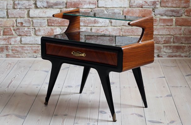 Italian Nightstands in the Style of Paolo Buffa, 1950s, Set of 2-MJR-883433