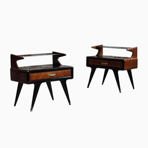 Italian Nightstands in the Style of Paolo Buffa, 1950s, Set of 2-MJR-883433