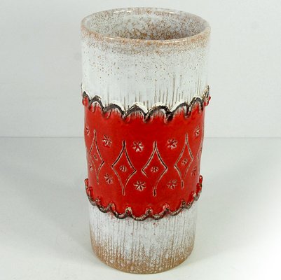 Italian Nuovo Rinascimento Ceramic Vase, 1960s-GIW-2032093