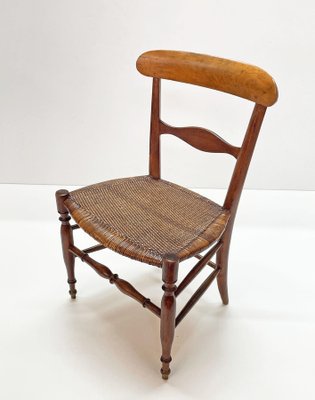 Italian Nutwood Campanino Children's Chair by Levaggi, 1950-JDR-1125582