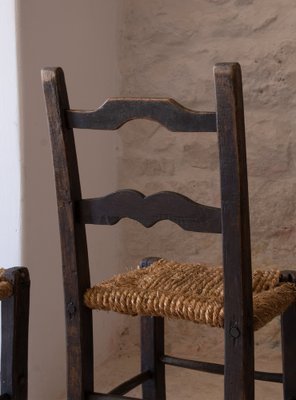 Italian Occasional Stained Chairs, 1800s, Set of 2-PPI-1798275