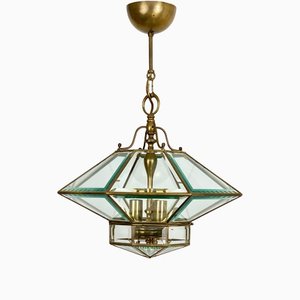 Italian Octagonal Diamond-Shaped Chandelier in Fontana Arte Style-LYQ-1171668