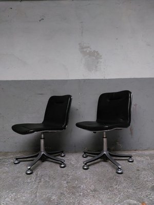 Italian Office Chairs by Gaston Rinaldi, 1970, Set of 2-AIF-1784544