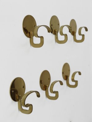 Italian Ogìttone Coat Hanger Set by Luigi Caccia Dominioni for Azucena, 1980s, Set of 6-CC-2041170