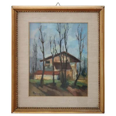 Italian Oil Painting on Canvas, 1880s-DCO-1031240